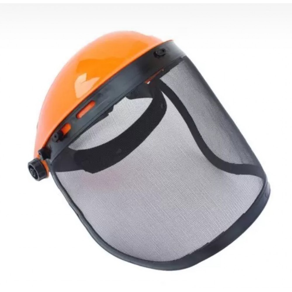 Casca protectie MOTOCOASA Bricomall, viziera din PLASA MX177