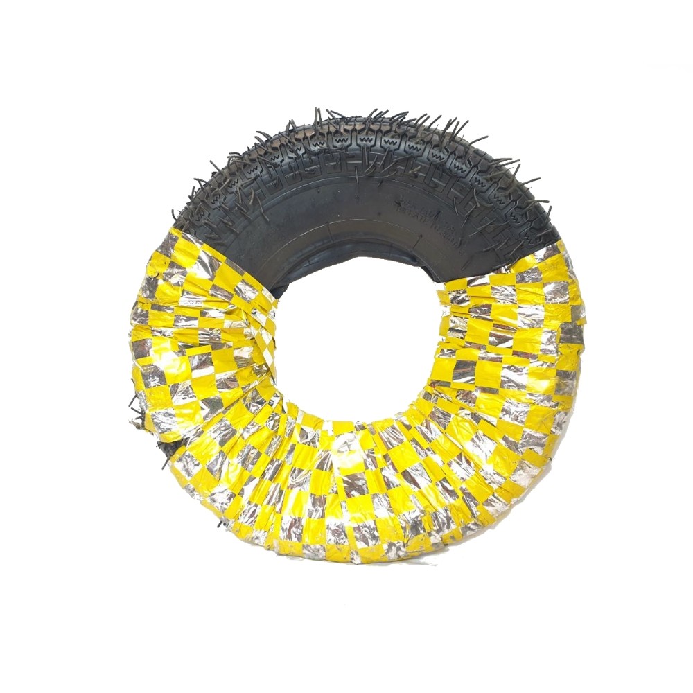 Cauciuc si camera Bricomall 400-8 PREMIUM folie galbena MX272