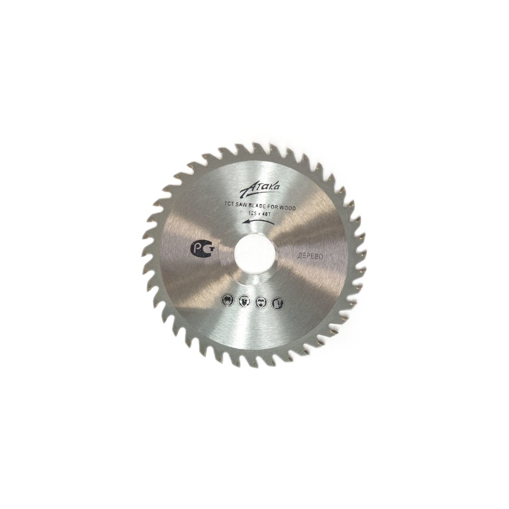 Disc LEMN Bricomall 125 x 22.23 mm, 40 dinti, MX432