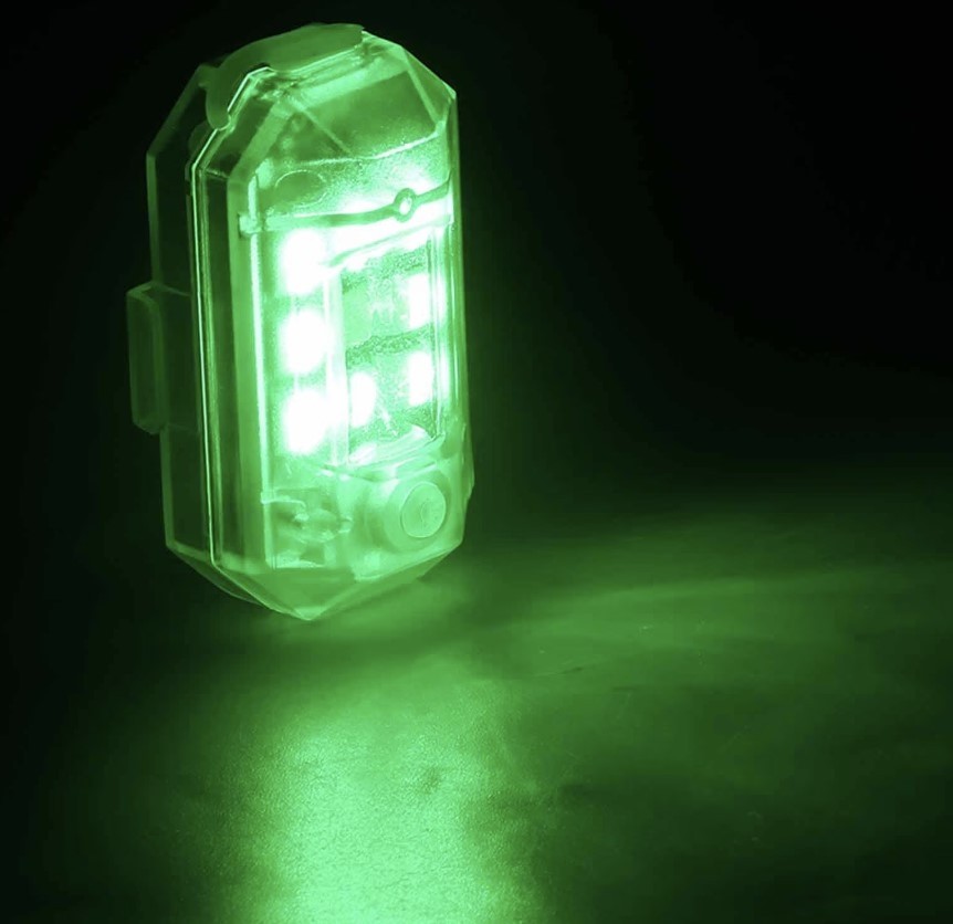 Set 2 lumini stroboscopice LED 7 culori Bricomall, Magnet puternic, Telecomanda, Universale