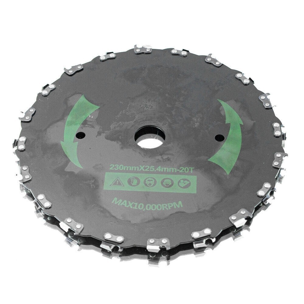 Disc motocoasa NR 9 Bricomall, 230 X 20T, CU DINTI TIP LANT DRUJBA, MX693