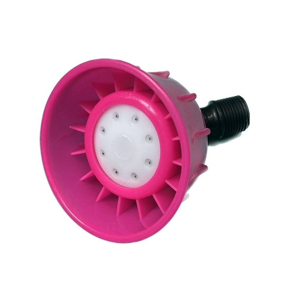 Duza erbicid Bricomall 8 orificii pentru pompa de stropit, filet exterior, FLOARE, MX684