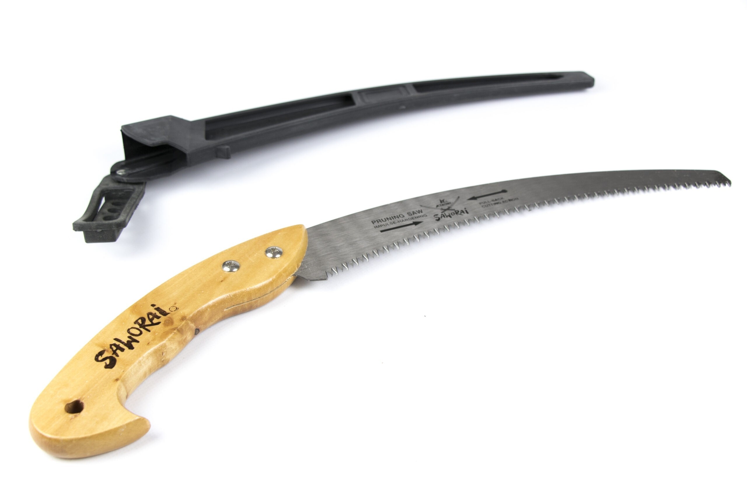 Fierastrau gradina Bricomall, maner lemn, cu teaca, MX991