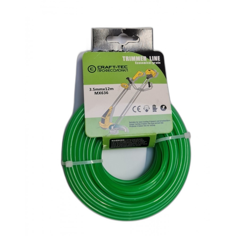 Fir motocoasa Bricomall 3.5 mm, ROTUND, 12m, MX636