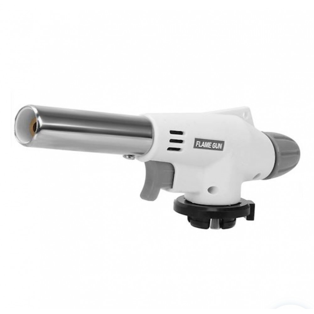 Cap pistol arzator camping 912 / 920 ALB Bricomall, compatibil cu rezerva spray 227 g, MX036