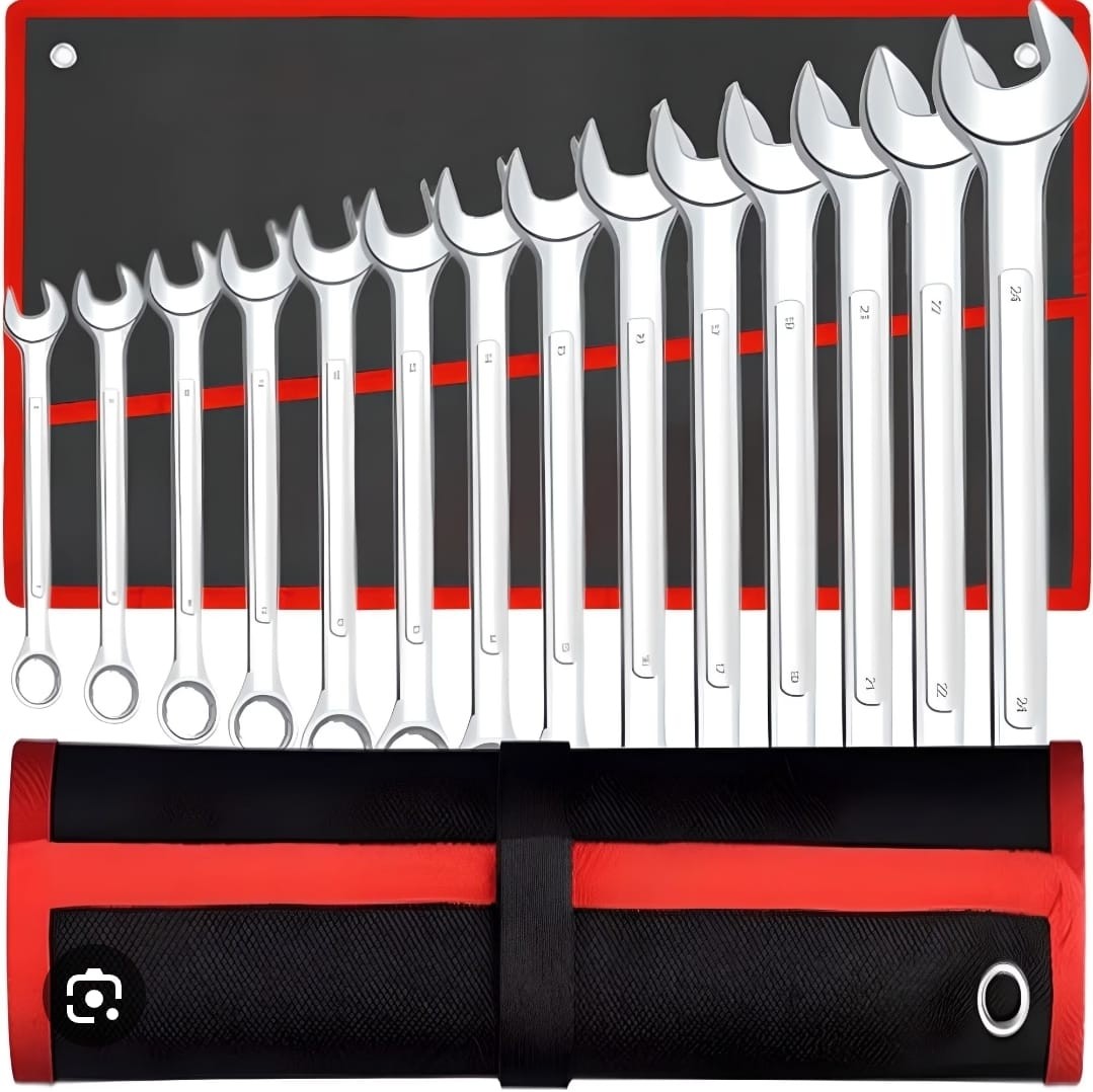 SET 14 CHEI COMBINATE BRICOMALL, 8-32 MM, SATINATE, CRV BM-14C