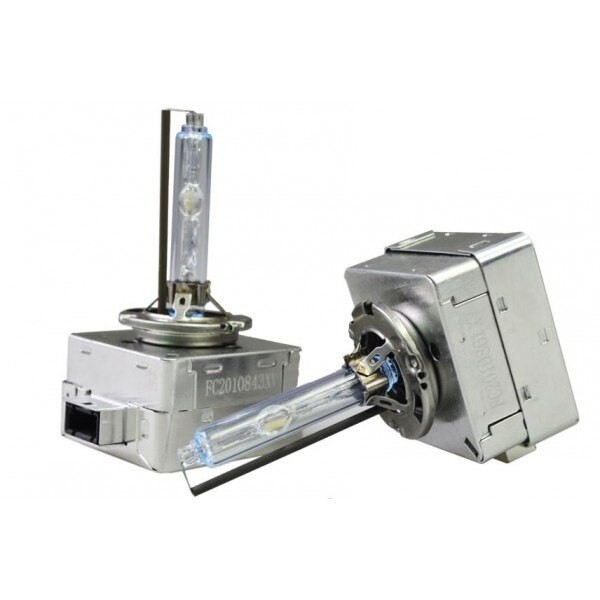 Set 2 becuri Xenon METAL D1S White auto pentru far BricoMall BM-D1S-MTL