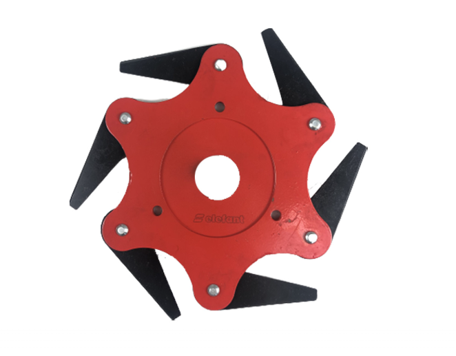 Disc motocoasa 6T dinti mobili, metalic