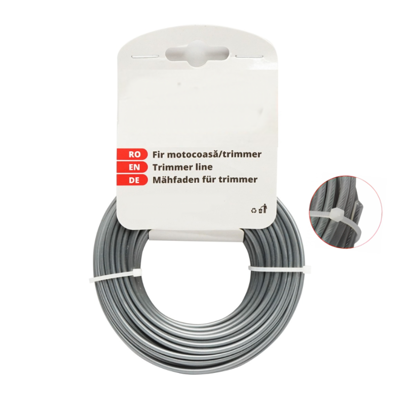 Fir pentru motocoasa cu insertie metalica 2.4 / 2.7 / 3 mm