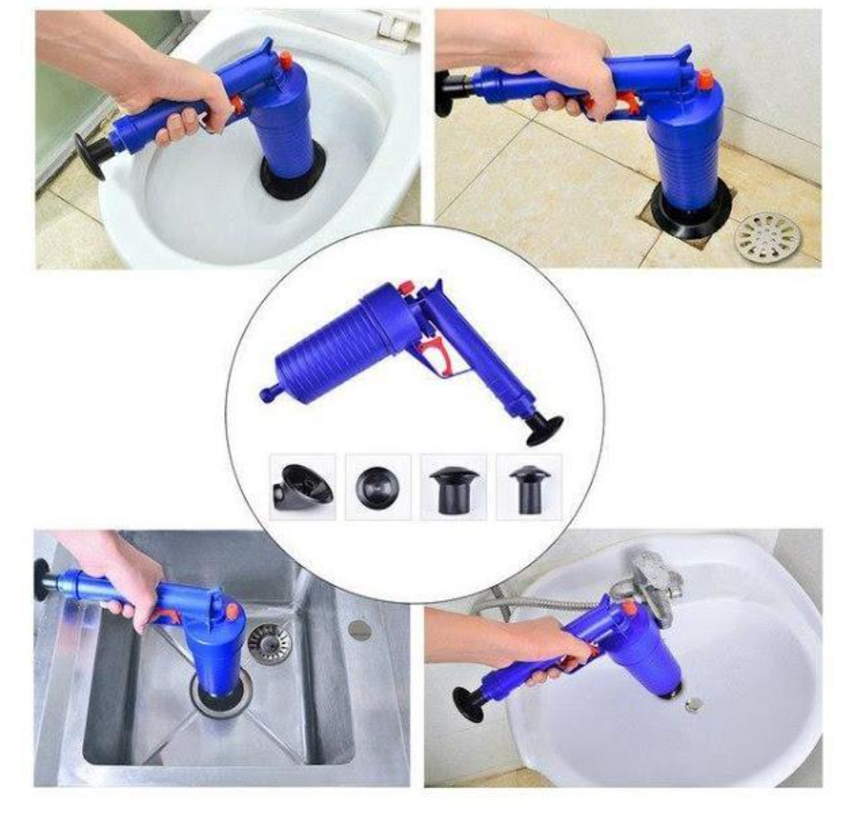 Aparat cu aer comprimat pentru desfundarea scurgerilor