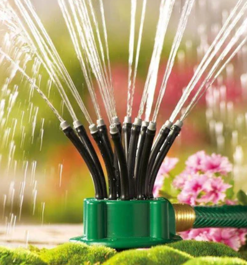 Set 2X Aspersoare cu 12 capete flexibile pentru irigarea gradinii
