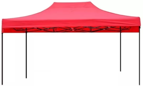 Cort pliabil tip Pavilion cu cadru metalic de gradina, 3 x 6m