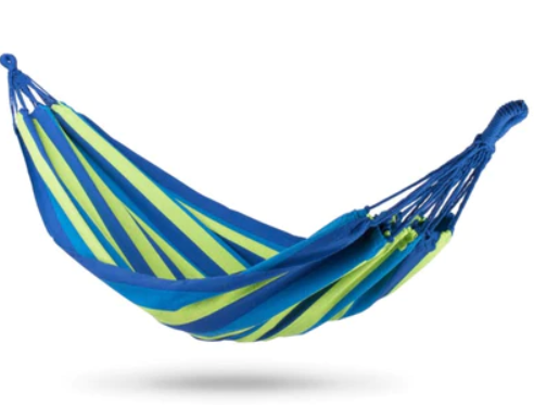 Hamac 1 persoana din bumbac, multicolor