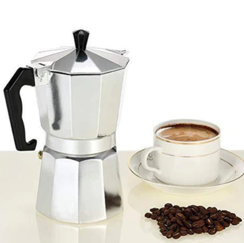Espressor pentru cafea, italienesc din aluminiu