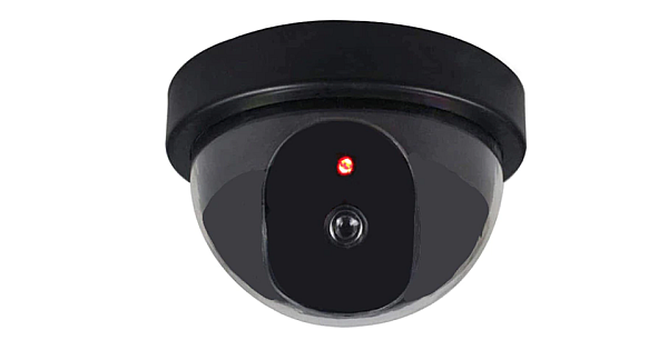 Camera supraveghere video FALSA interior-exterior cu led indicator rosu BricoMall BM-CMR-FLS1