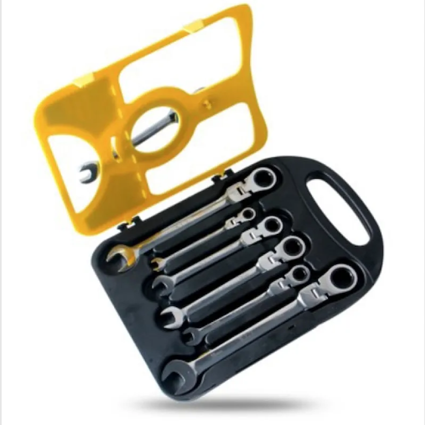 Set BricoMall 7 Chei Inelare cu Clichet Duble Articulate BM07