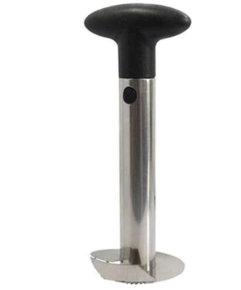 Dispozitiv pentru decojirea/felierea ananasulului