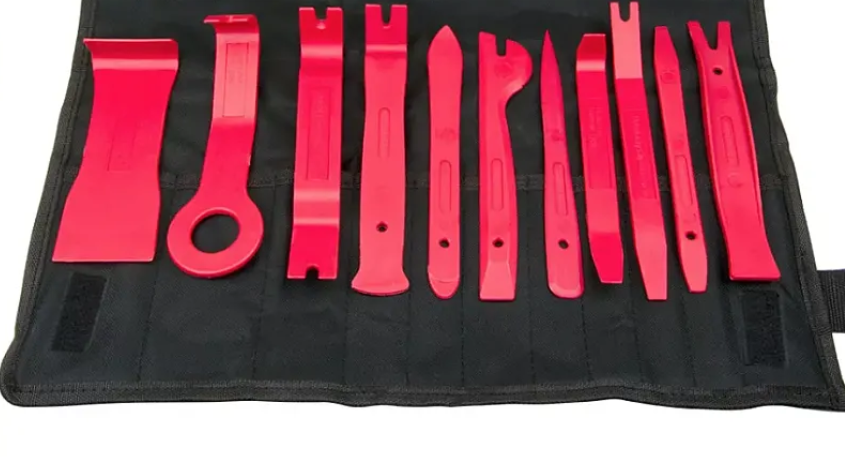 Set BricoMall leviere pentru tapiterie auto 11 piese in husa BM11