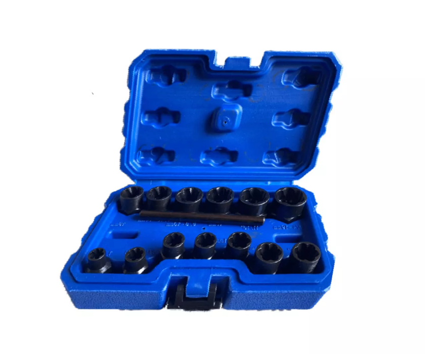 Set BricoMall 13 piese extractoare suruburi rupte BM13S