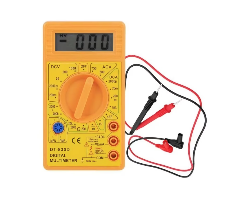 Multimetru digital BricoMall cu afisaj LCD BM083
