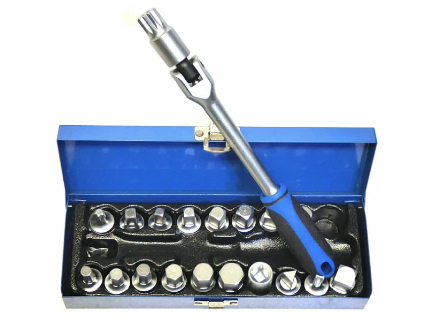 Trusa 18 chei buson baie ulei Cheie Clichet BricoMall BM18