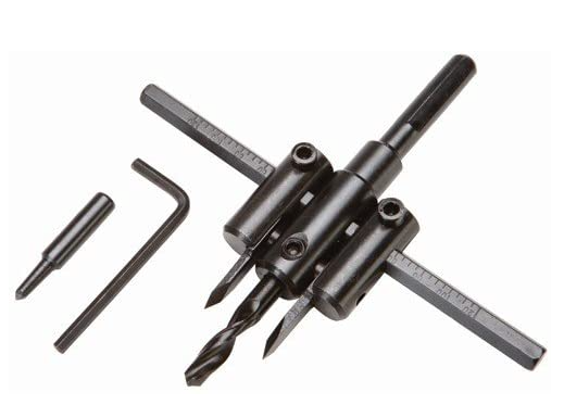 Carota/Burghie pentru lemn reglabila D 30 - 120 mm BricoMall BM-CRT-D30