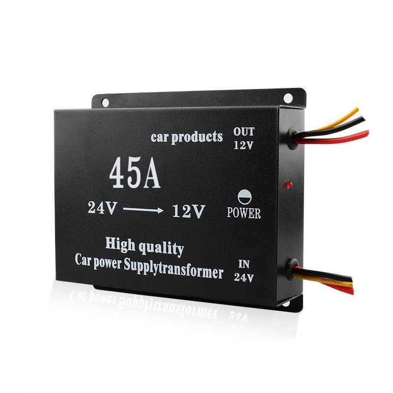 Convertor Auto 45A pentru Tensiune 24V - 12V BricoMall BM-CVR45A