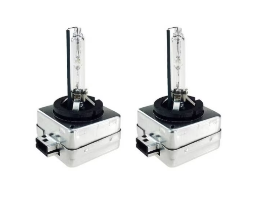 Set 2 becuri Xenon D3S White auto pentru far suport plastic 35W 6000K BricoMall BM-D3S-XEN