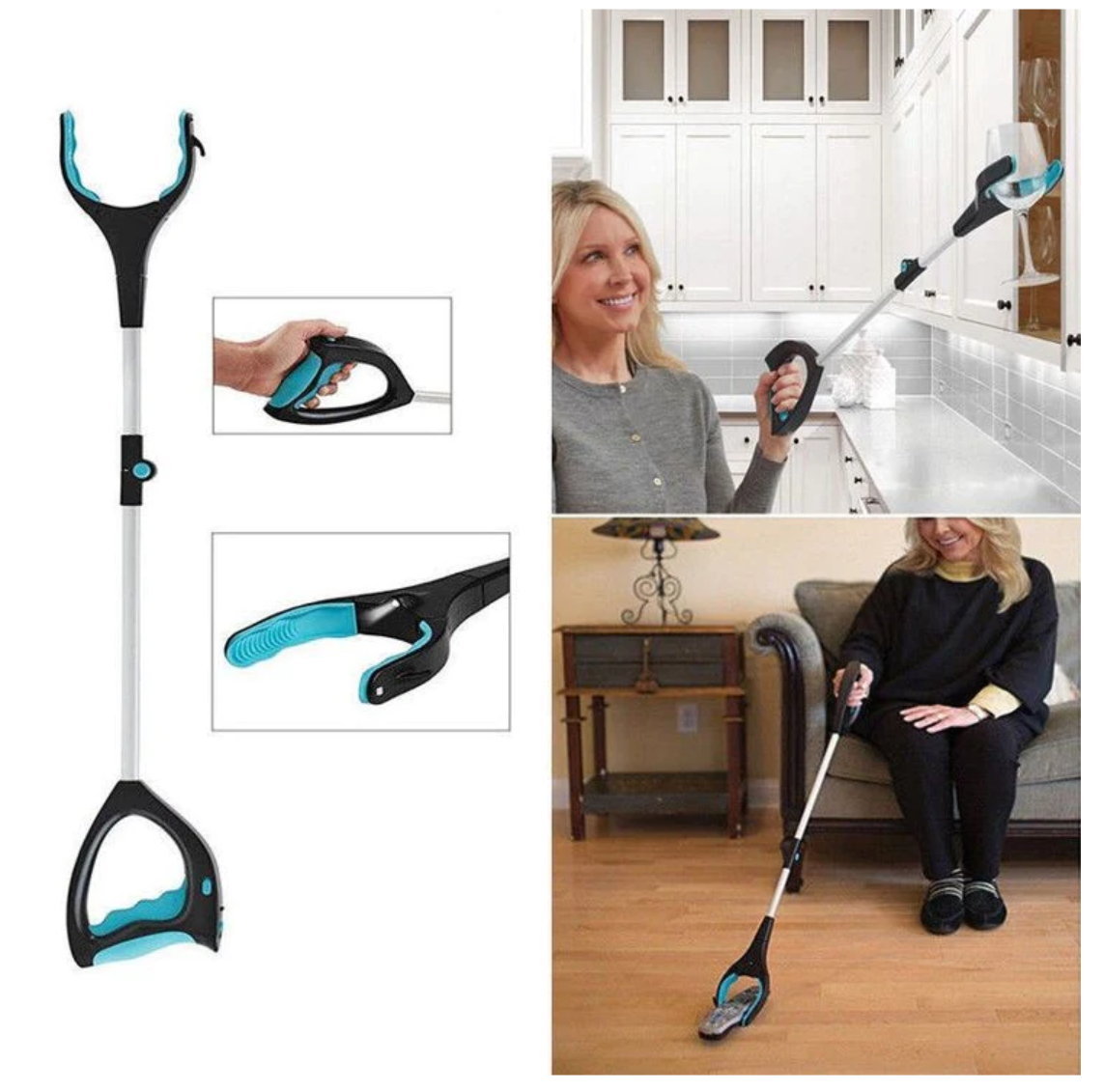 Dispozitiv pentru prins obiecte la distanta tip cleste, 81cm, Grab It