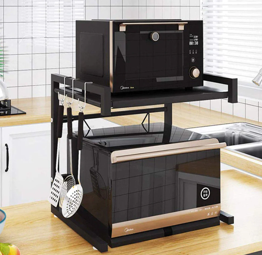 Raft pentru cuptorul cu microunde, etajera metalica