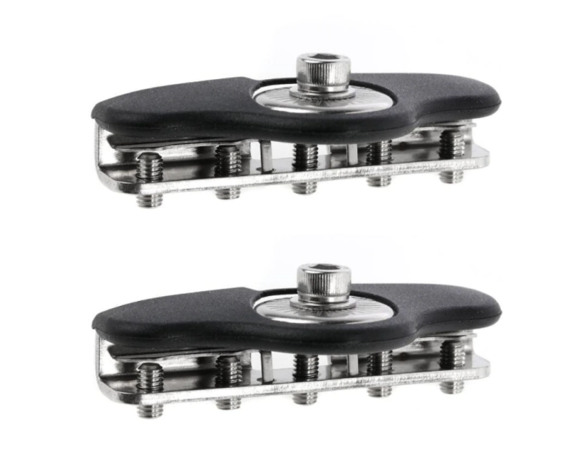 Set 2 x Suport Capota FICSI pentru fixare LED BAR / proiectoare capota universal dreptunghiular BricoMall BM-FCS2X