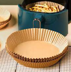 Hartie de copt pentru friteuza si tava, unica folosinta, 16x20x4.5 cm, 50 bucati