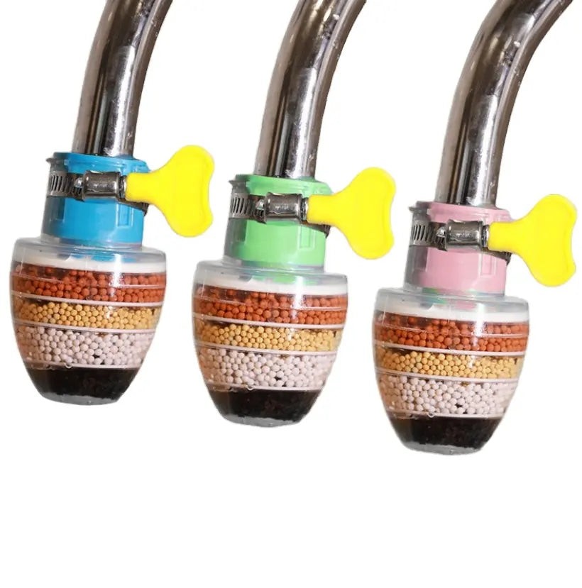 Set 3 filtre de apa universal cu 5 straturi de filtrare