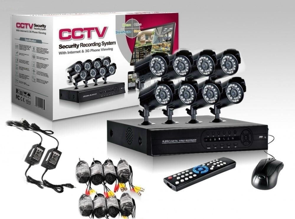 KIT SUPRAVEGHERE CCTV, 8 CAMERE, INTERIOR/EXTERIOR