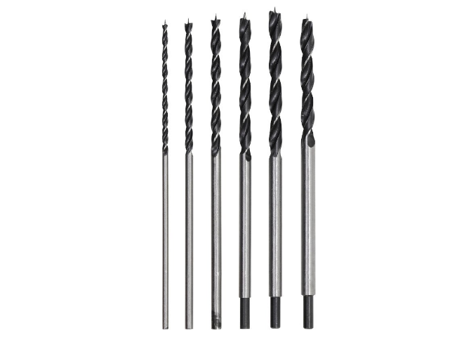 Set 6 burghie LUNGI pentru lemn, 6-14 mm BricoMall BM-BRG-6LNG
