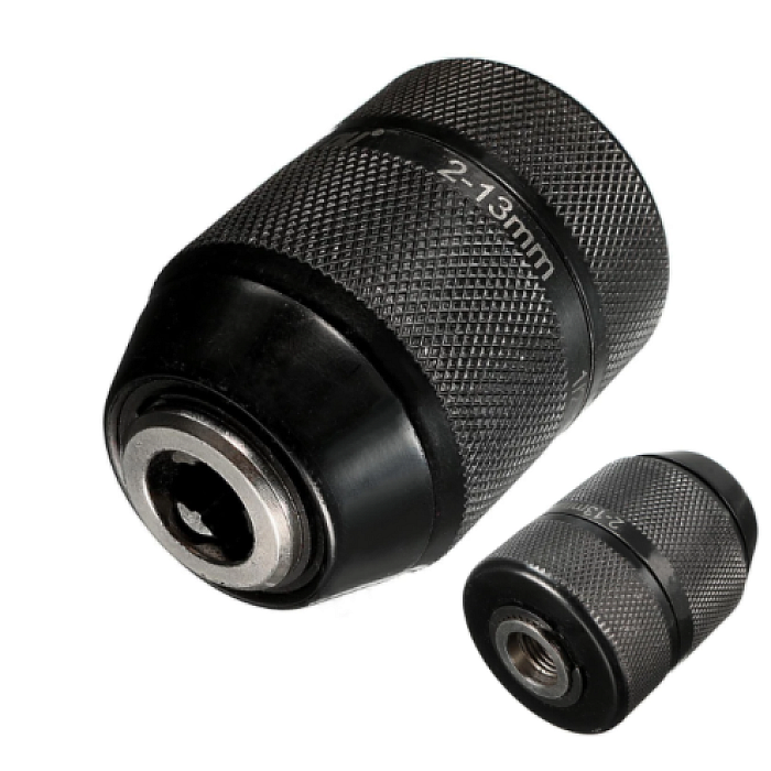 Mandrina LASERLINE metal cu prindere rapida 2-13 mm cu filet BricoMall BM-MNDR-LSR