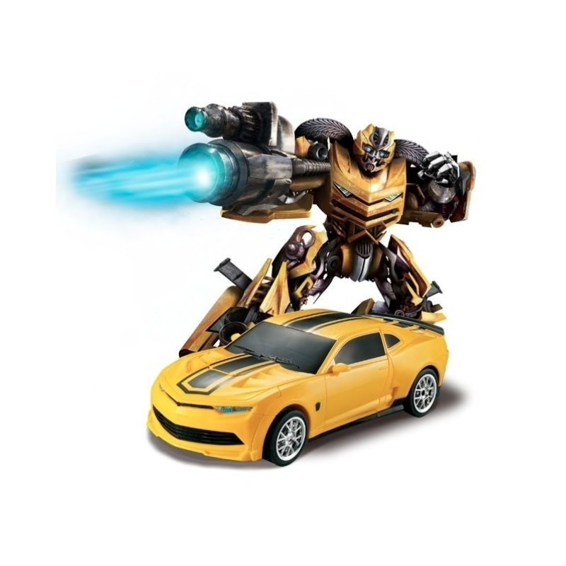 Masina ce se transforma in robot cu telecomanda radio