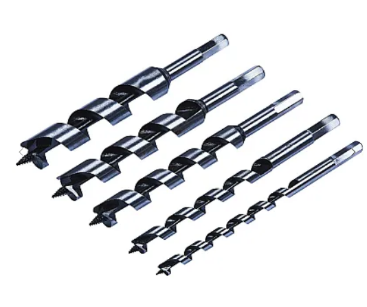 Set 5 piese burghii tip melc 200mm BricoMall BM-BRG-MLC200