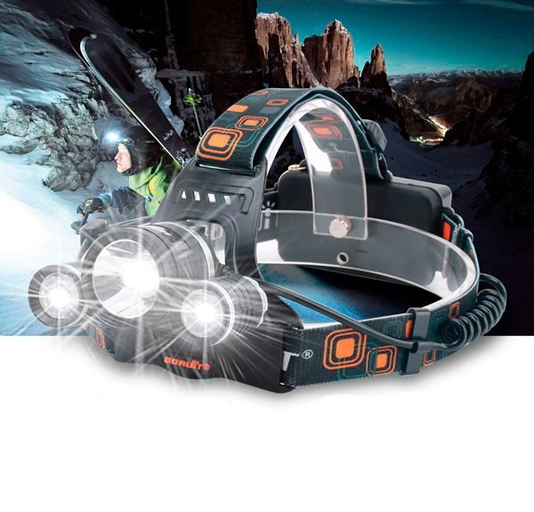 Lanterna boruit BricoMall, cu 3 led-uri puternice BM-3LDR