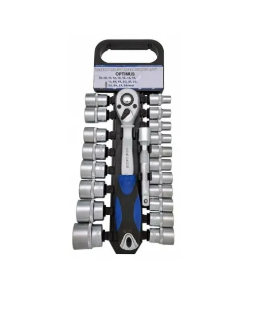 Set 20 Piese, Cheie Clichet 1/2", Capete Chei Tubulare 8-32 Mm BricoMall BM-20CLC