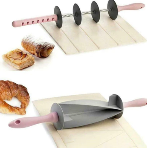 Set 2 dispozitive pentru taiat aluatul