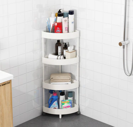 Coltar pentru bucatarie cu 4 rafturi, 28X22X85cm