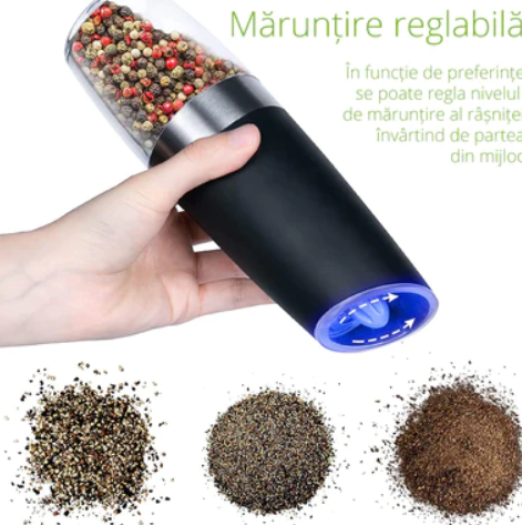Rasnita electrica pentru sare si piper