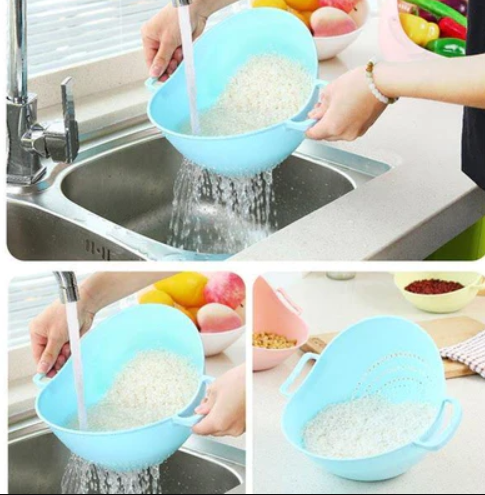 Castron multifunctional cu strecuratoare din plastic