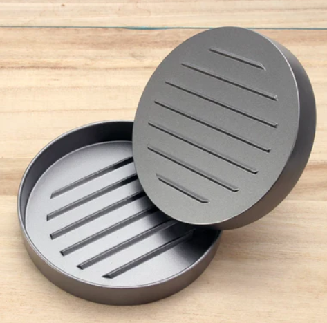 Presa din aluminiu cu strat anti-adherent, pentru hamburger, diametru 11.5cm