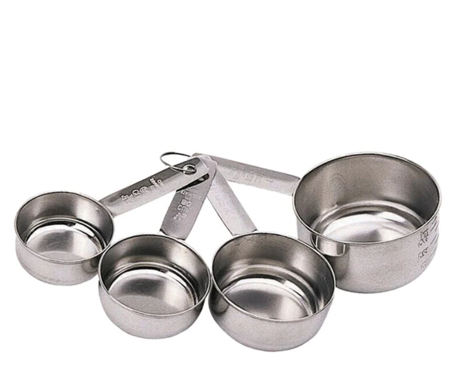 Set 4 linguri de masurat ingrediente, din inox