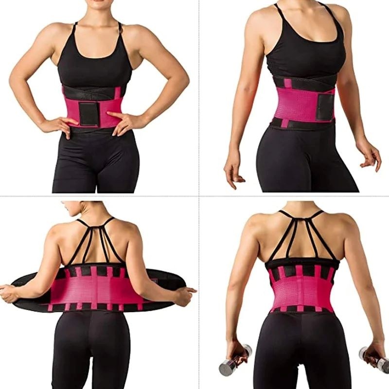 Centura abdominala, pentru fitness, slabit si conturarea taliei, material respirabil