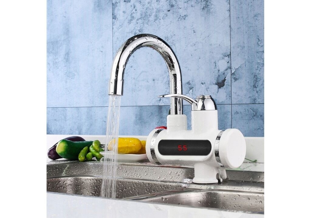 Robinet electric Pentru Incalzit Apa Instant Cu Montare Pe Chiuveta, Putere, 3000W