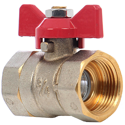 Robinet trecere apa calda din alama 3/4 BricoMall BM-RBN34