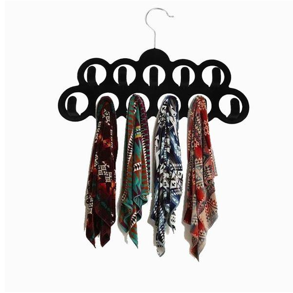 Umeras pentru esarfe sau curele, tip organizator din catifea